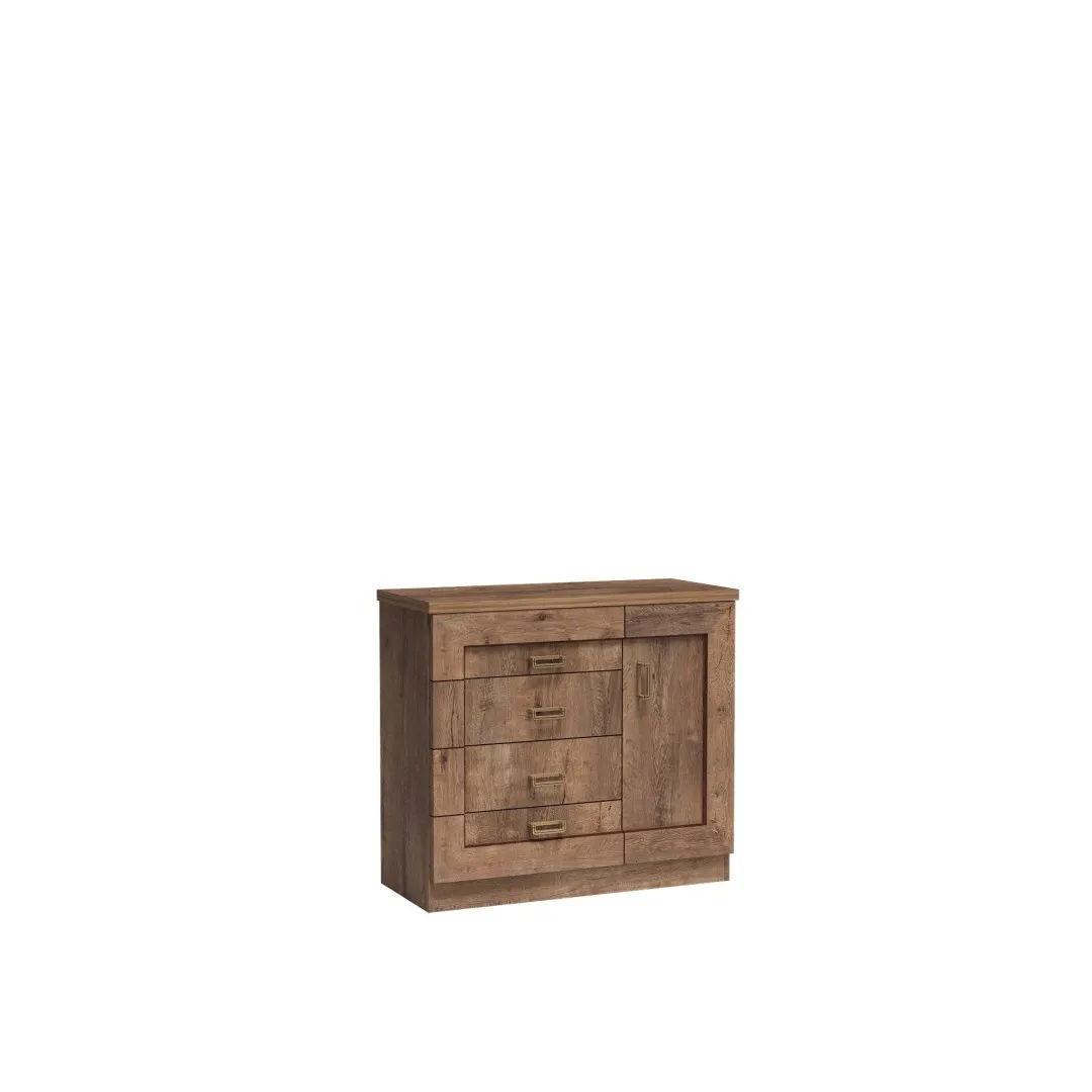 Komoda KLASI 100 cm w kolorze dąb lefkas