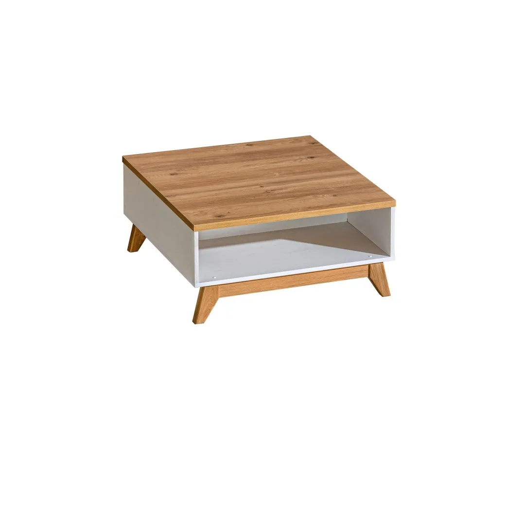 Stolik kawowy 80,5 x 80,5 Seven Dąb Nash / Sosna Andersen