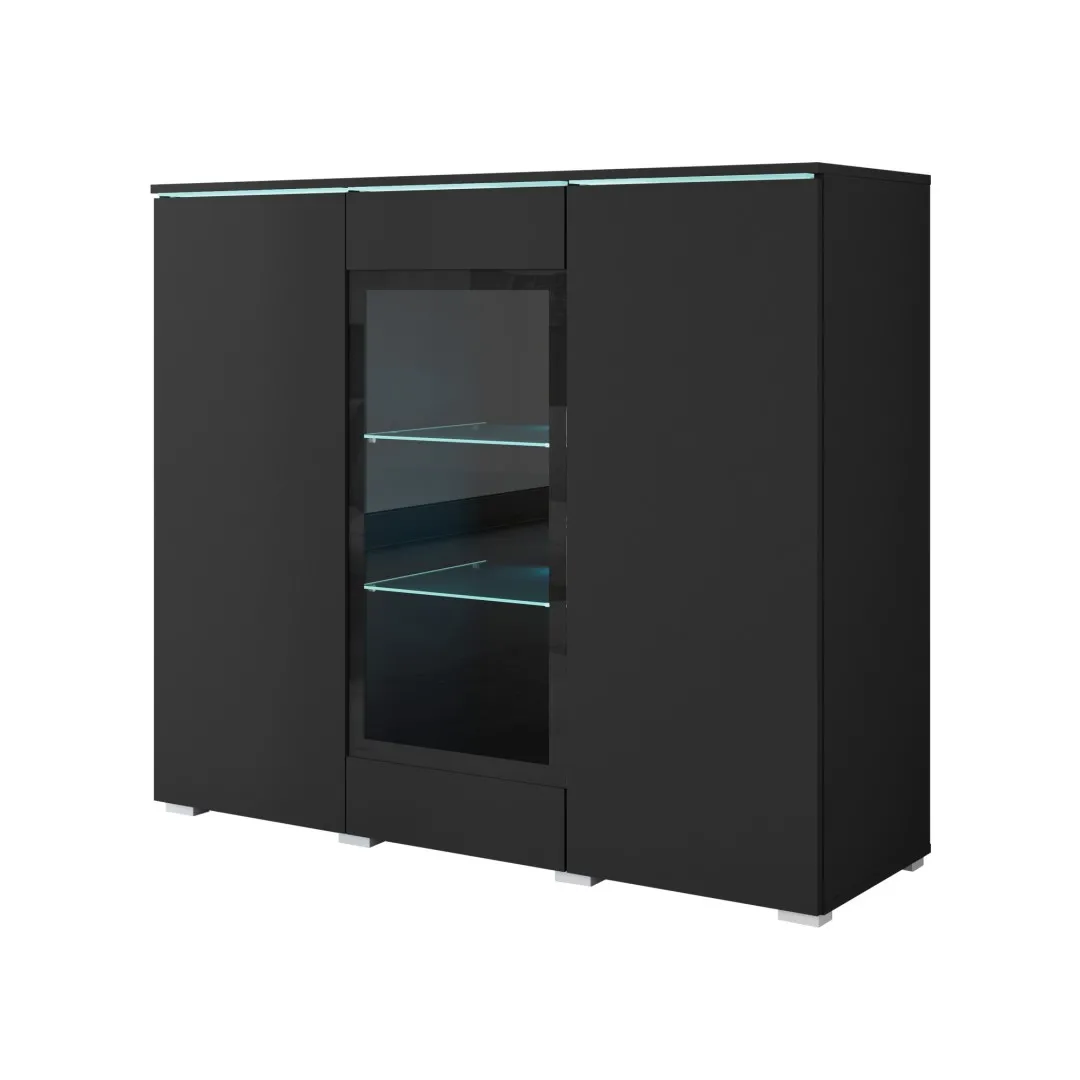 Komoda z przeszkleniem VEVE 120 cm