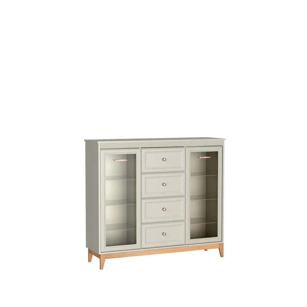 Komoda z przeszkleniem DUBAI 7