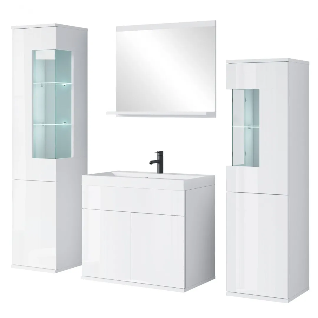 Zestaw mebli łazienkowych NIKITA z umywalką